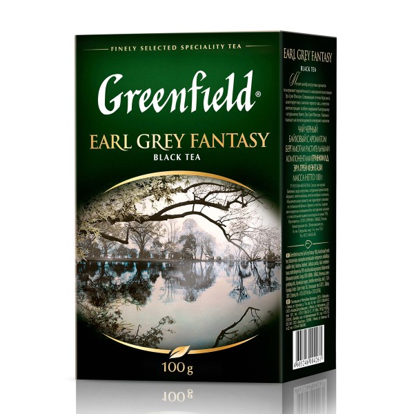 Чай черный Greenfield Earl Grey Fantasy 100г