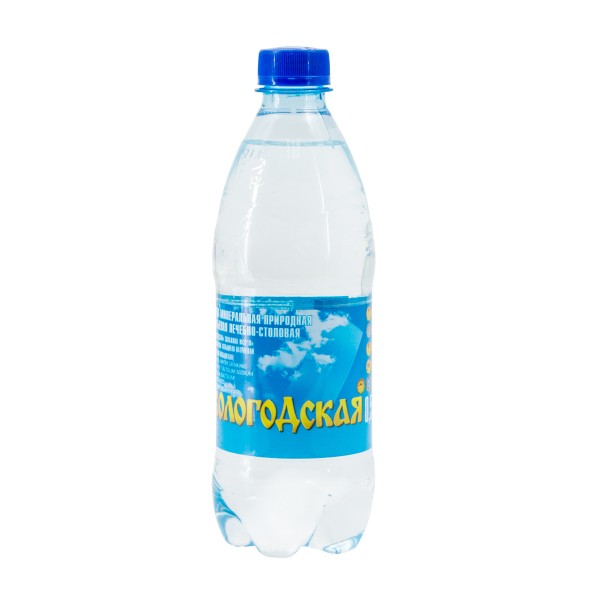 Минеральня вода Вологодская лечебно-столовая газированная 0,5л