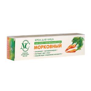 Крем для лица Невская косметика 40мл морковный для сухой и чувствительной кожи