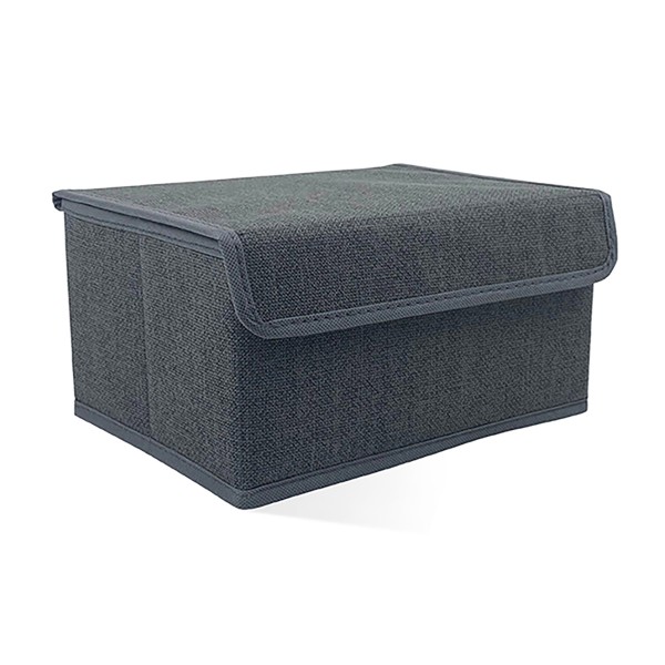 Коробка для хранения Графит с крышкой 25x19x13см Рута Упак