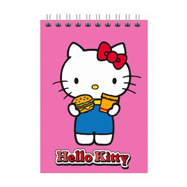 Блокнот А6 60л гребень Centrum hello kitty еда
