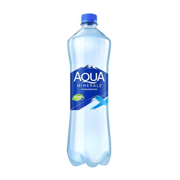 Вода питьевая газированная Aqua minerale 1л