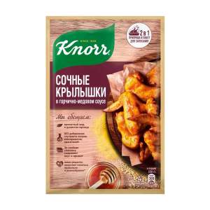 Приправа Knorr на второе Сочные крылышки в горчично-медовом соусе 23г