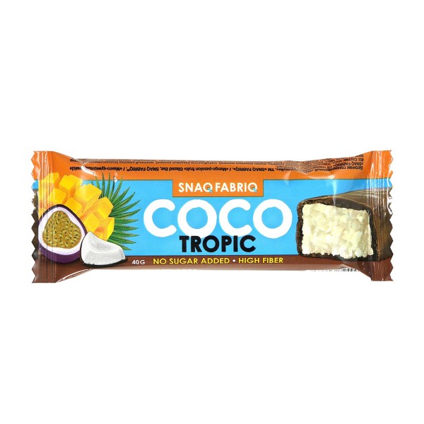 Батончик глазированный Coco Snaq Fabriq 40г манго-маракуйя