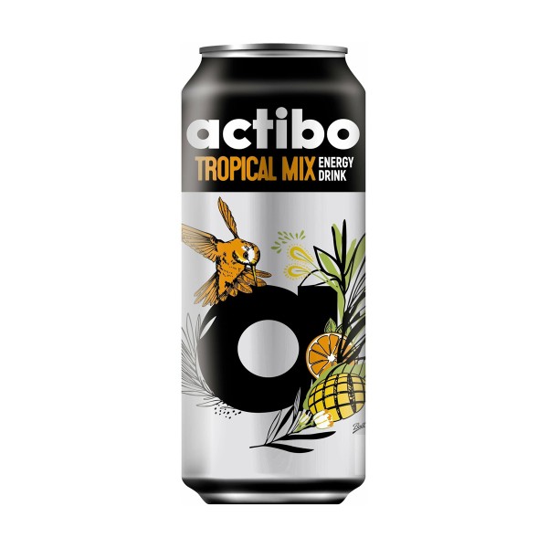 Энергетический напиток Actibo Natural Energy Tropical mix 450мл