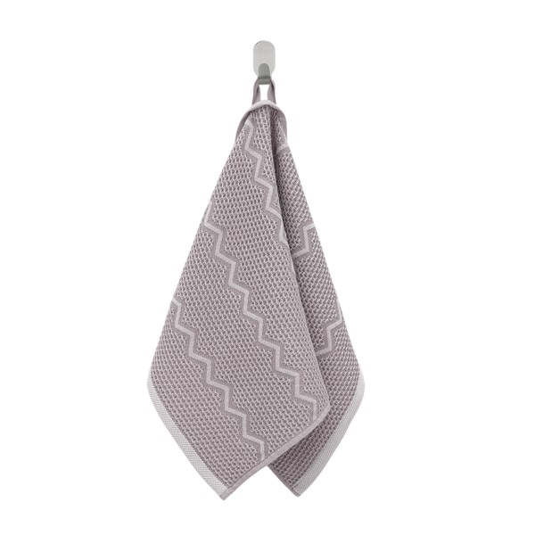 Полотенце вафельное Зигзаг 70х140см Bravo серый