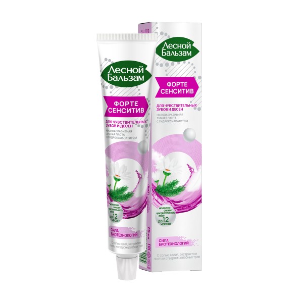 Зубная паста Лесной бальзам Для чувствительных зубов и десен 75мл