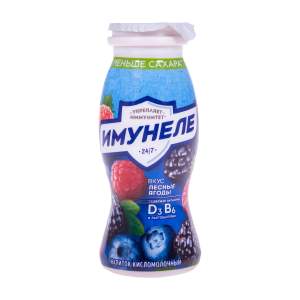 Напиток кисломолочный с соком Имунеле 100г лесные ягоды БЗМЖ