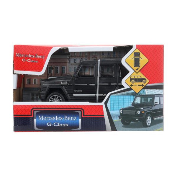 Машина Mercedes-Benz G-Class черный инерция 12см Технопарк