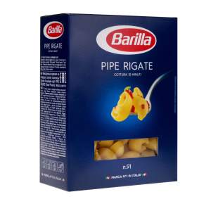 Макароны Pipe Rigate n.91 Barilla 450г