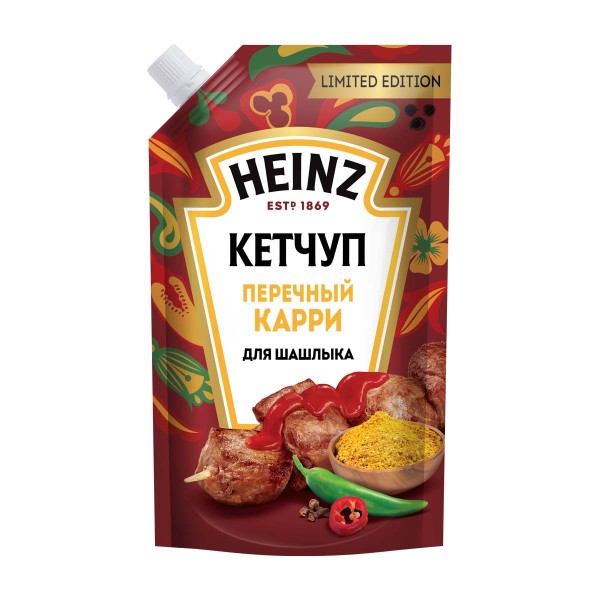Кетчуп Heinz Перечный карри 320г