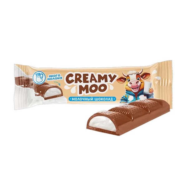 Шоколад молочный Creamy Moo с начинкой Невский кондитер 45г