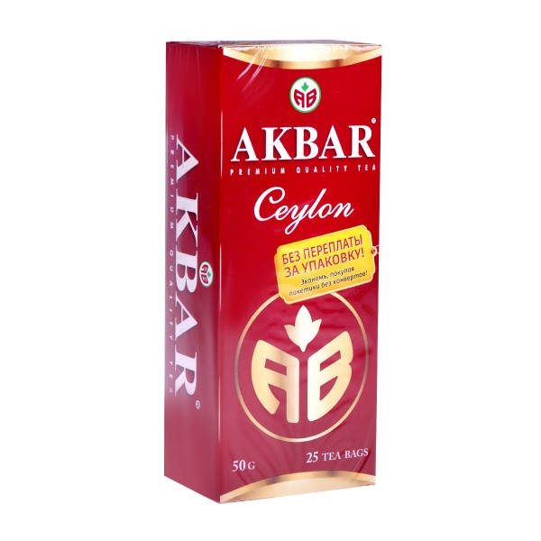 Чай черный Акбар Ceylon 25пак