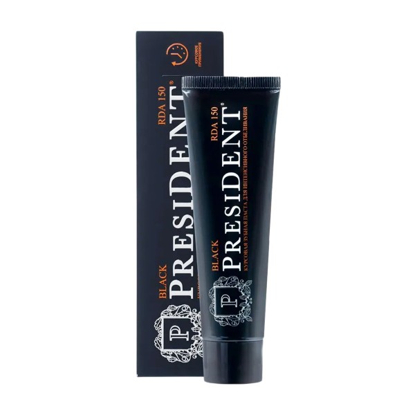 Паста зубная President Black 150 rda 50мл