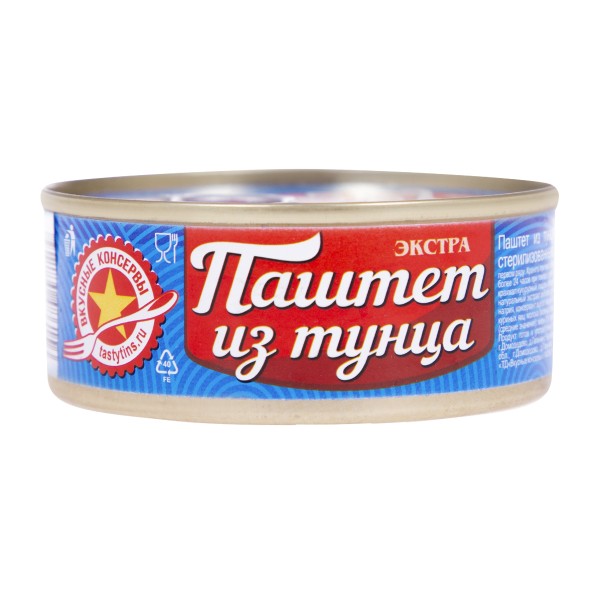 Паштет из тунца Вкусные консервы 100г