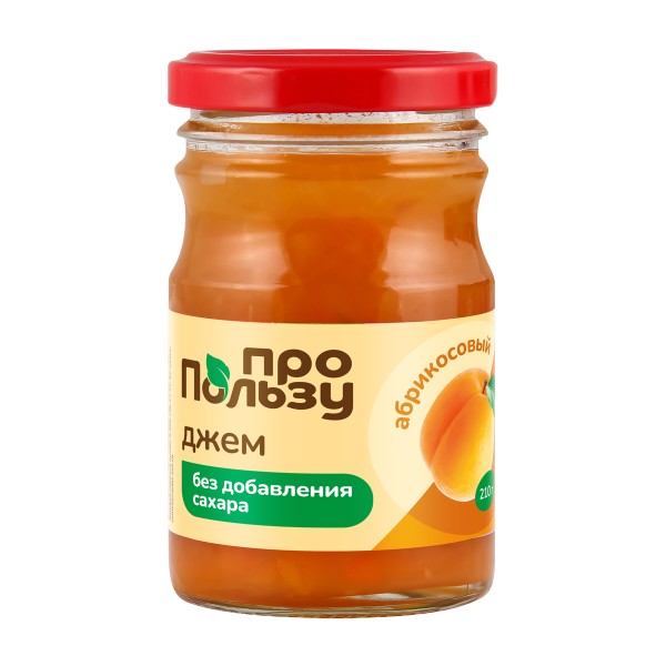 Джем абрикосовый без сахара ПроПользу 210г