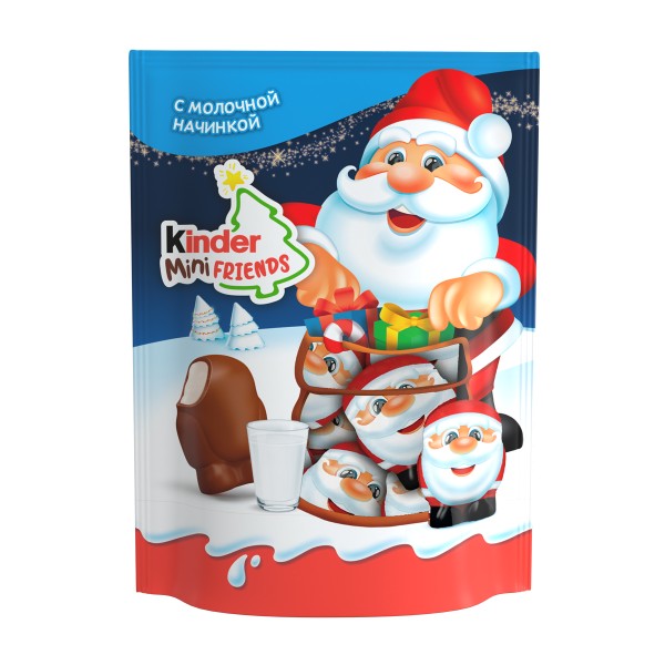 Новогодний подарок Kinder Mini Friends Milk Ferrero 122г