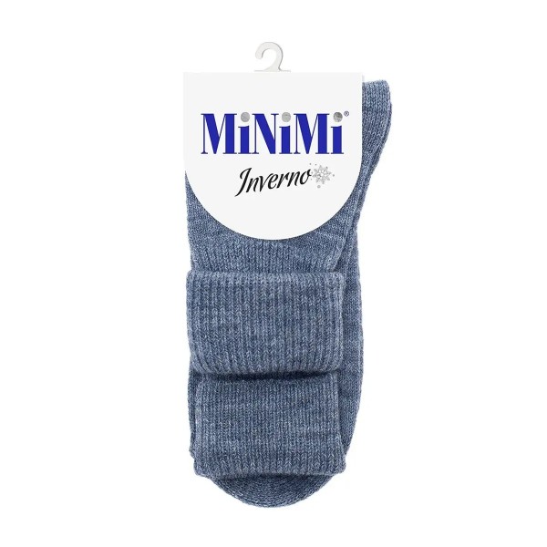 Носки женские Inverno шерсть Minimi grigio melange