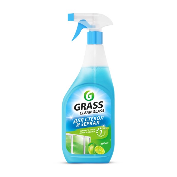 Очиститель стекол Clean Glass 600мл Grass голубая лагуна