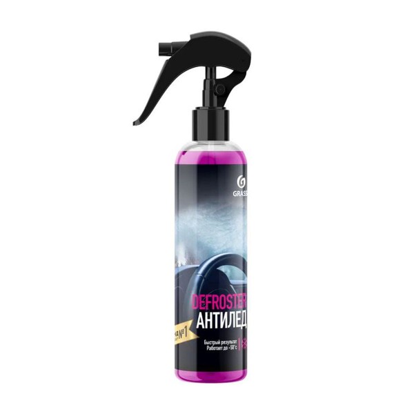 Размораживатель стекол Defroster Антилед 250мл Grass