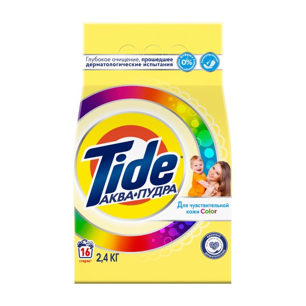 Порошок стиральный детский Tide 2,4кг color