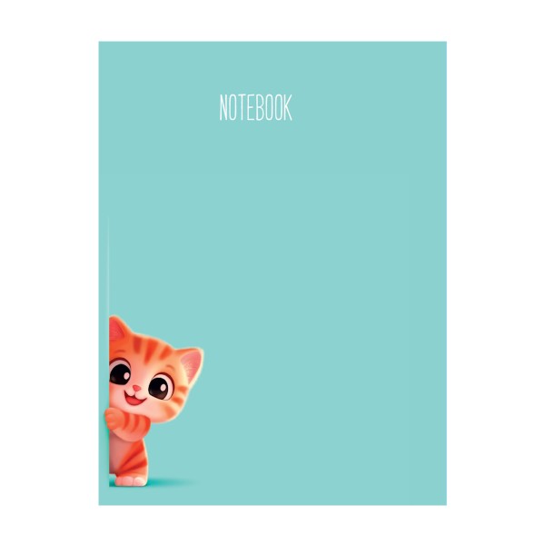 Блокнот My Art Милашки А5 клетка Проф-Пресс котёнок