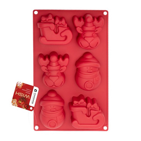 Форма для выпечки Wish силиконовая 6 ячеек Atmosphere