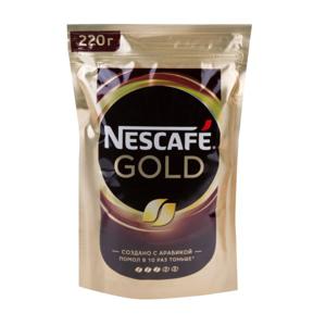 Кофе растовримый Nescafe Gold 220г