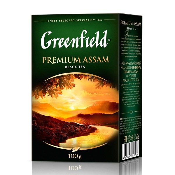Чай черный Greenfield Premium Assam 100г