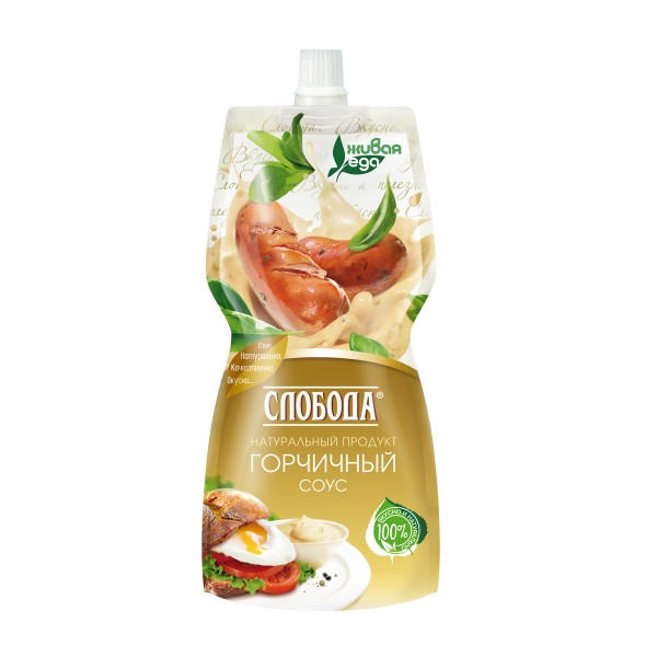 Соус майонезный Слобода горчичный 60% 200мл