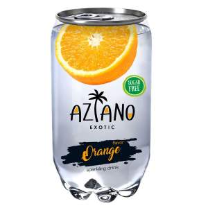 Напиток безалкогольный газированный Aziano Orange 0,35л