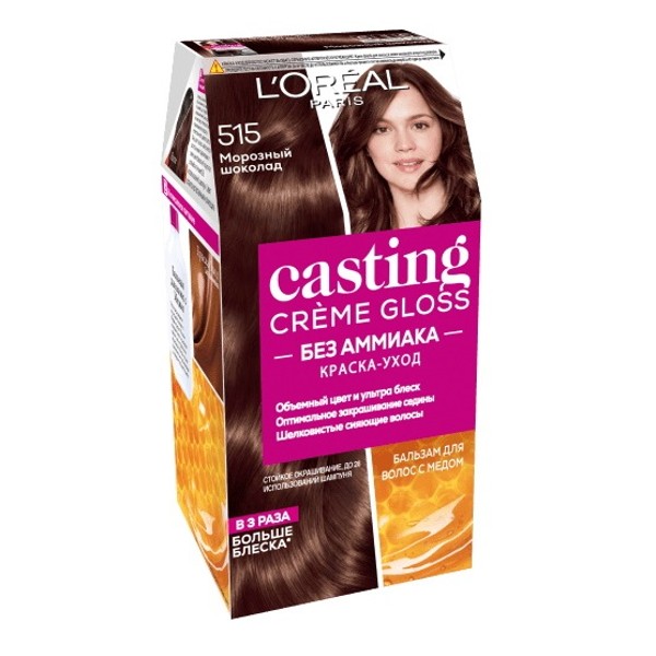 Краска для волос Loreal Casting Creme Gloss 515 ледяной мокко/морозный шоколад