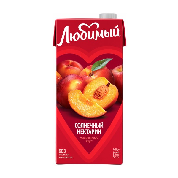 Нектар Любимый 0,95л солнечный нектарин