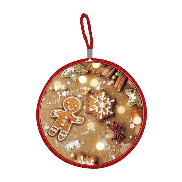 Подставка под горячее Wish круглая со шнурком 20см Atmosphere