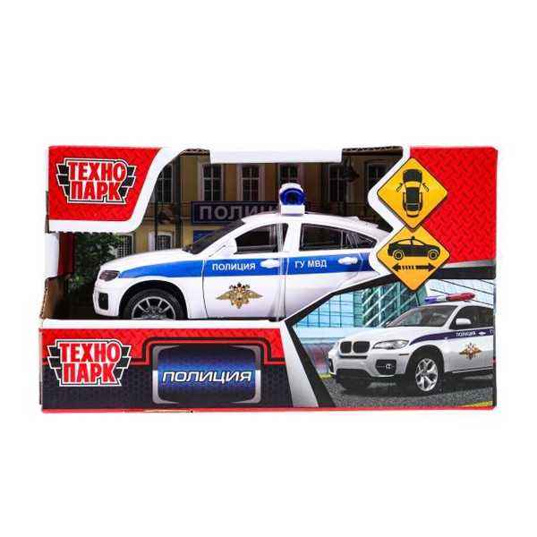 Машина Полиция инерция 13,5см Технопарк
