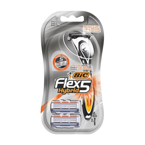 Станок Bic Flex 5 Hybrid + 2кассеты