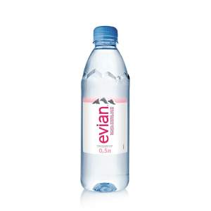 Вода питьевая минеральная негазированная Evian 0,5л