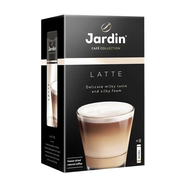 Напиток кофейный Jardin Latte 3в1 18гх8шт