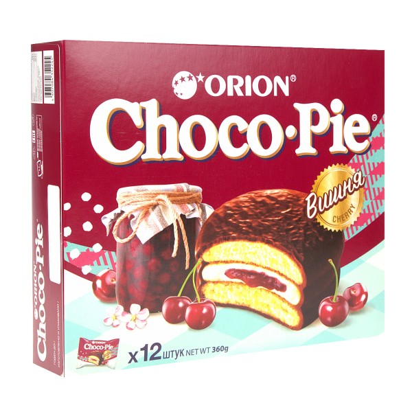 Печенье Choco-Pie Вишня 12шт*30гр