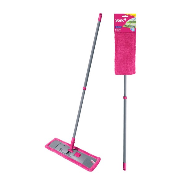 Швабра с плоским мопом Классик York