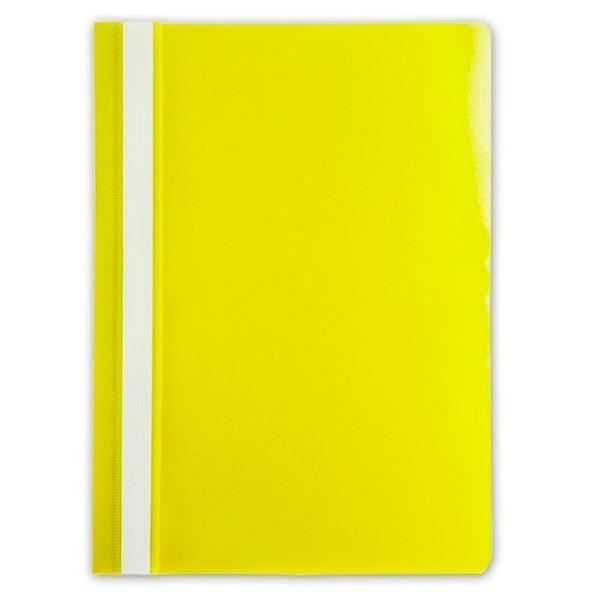 Папка-скоросшиватель А4 110 мкм пластик Lite желтый