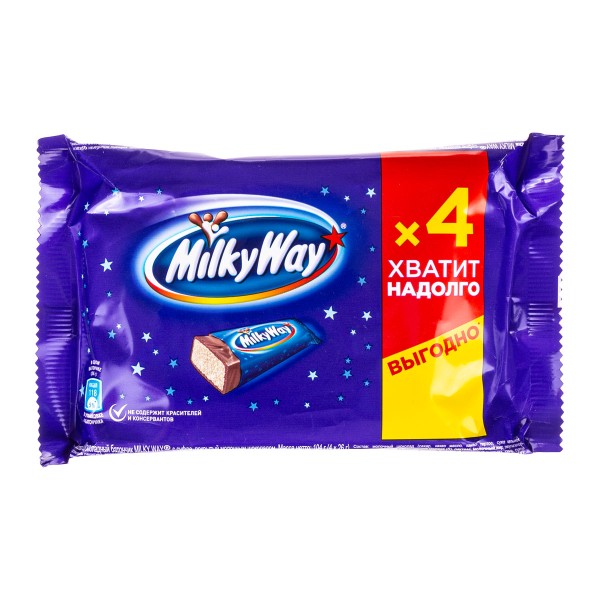Шоколадный батончик MilkyWay мультиупаковка 104г