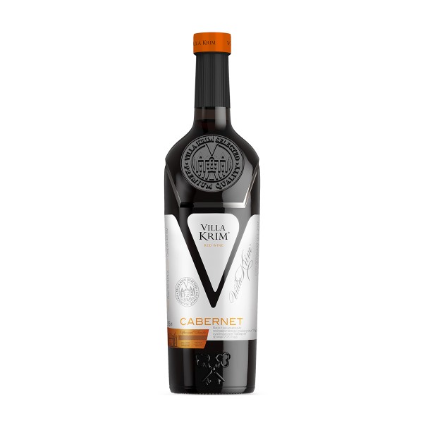 Вино красное сухое Villa Krim Cabernet 11-12,5% 0,75л Крым