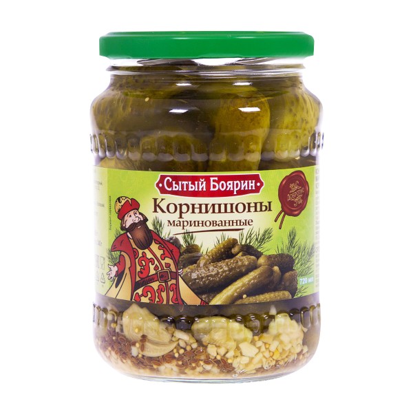 Корнишоны маринованные Сытый боярин 680г