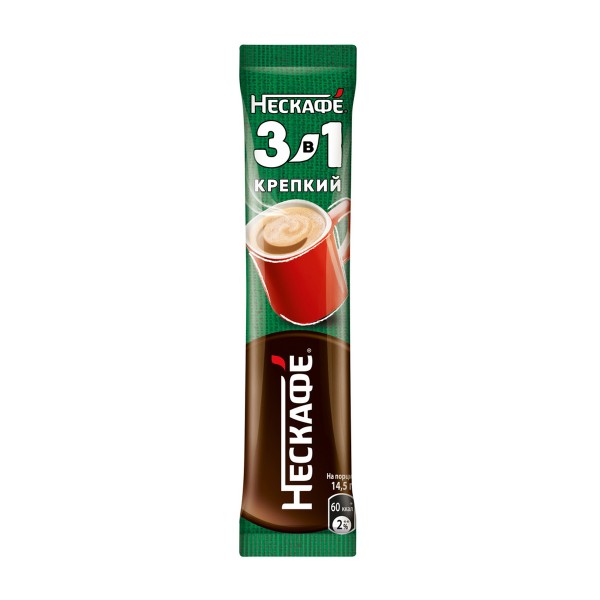 Напиток кофейный Nescafe 3в1 14,5г крепкий