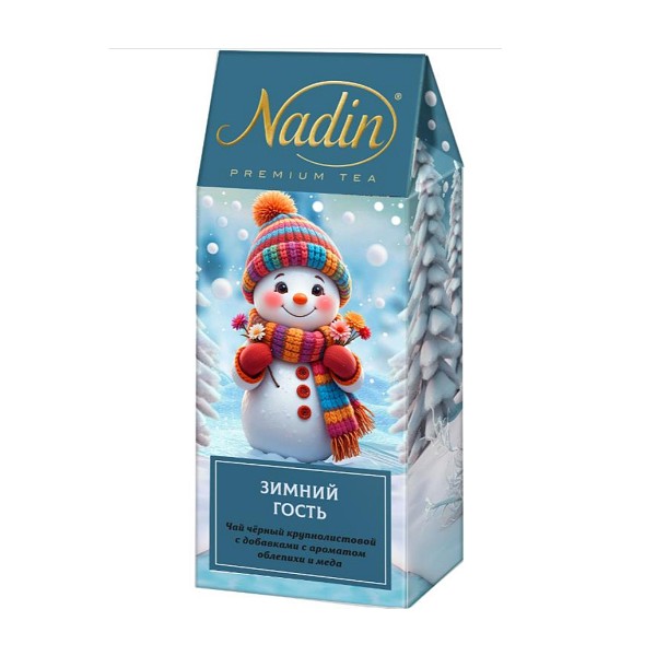Чай черный Nadin Зимний гость с ароматом облепихи и меда 50г
