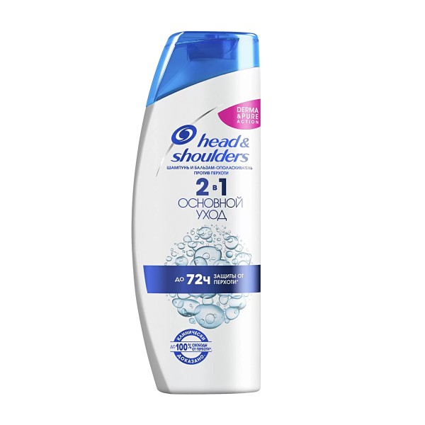 Шампунь Head&shoulders Против перхоти 2в1 600мл 2в1 основной уход д/нормальных волос