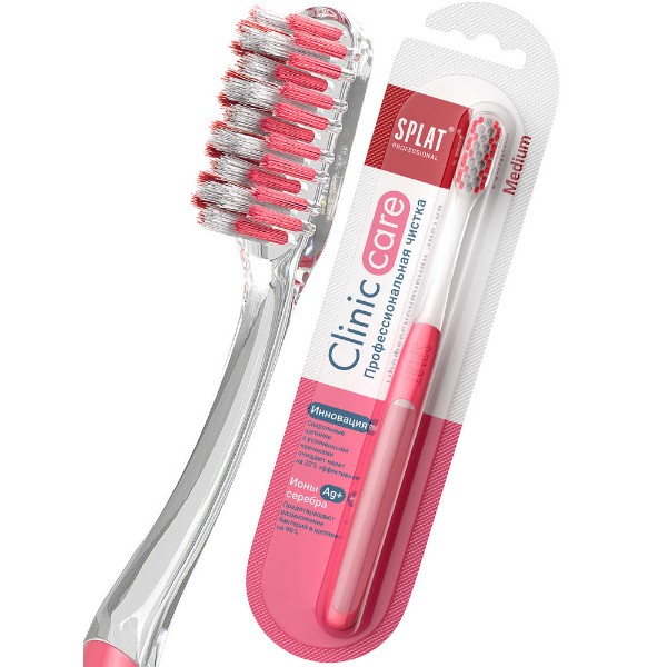 Зубная щетка Splat professional Clinic care medium средняя