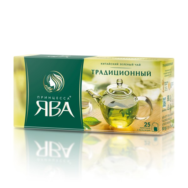 Чай зеленый Принцесса Ява традиционный 25пак