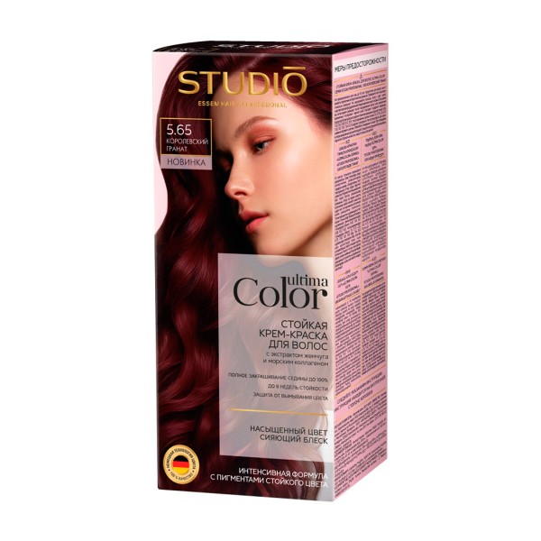 Крем-краска для волос Studio Professional Ultima Color 5.65 королевский гранат